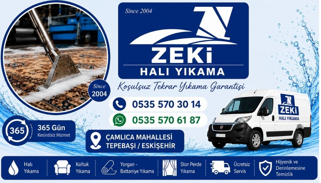 Tepebaşı Çamlıca Mahallesi Halı Yıkama Hizmeti