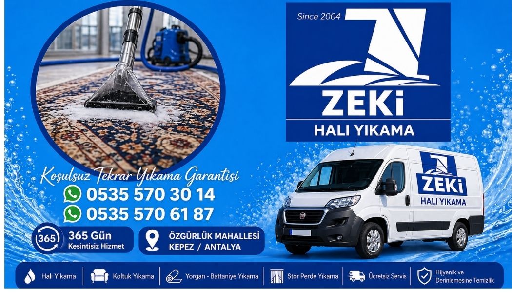 Kepez Özgürlük Mahallesi Halı Yıkama Hizmeti