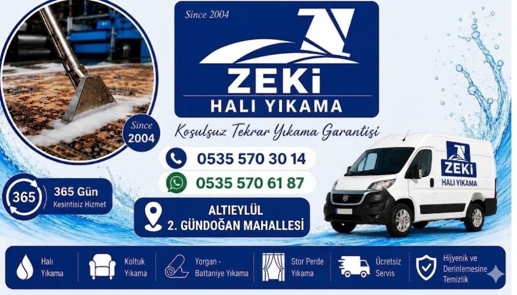 Altıeylül 2. Gündoğan halı yıkama