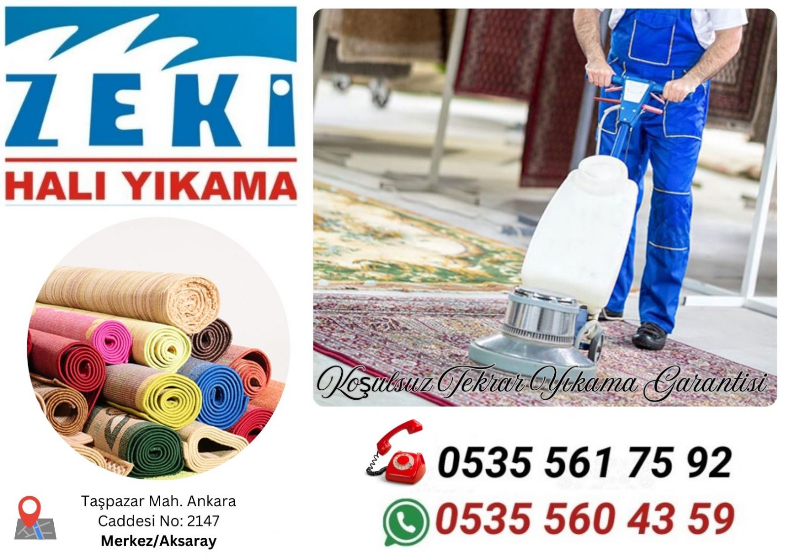 Aksaray Halı Yıkama Hizmetleri