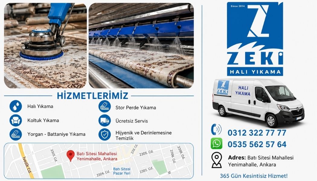Batı Sitesi Mahallesi Halı Yıkama
