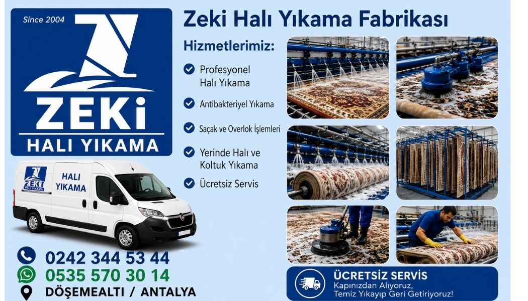 Antalya Döşemealtı Halı Yıkama Hizmeti  Döşemealtı bölgesinde profesyonel halı, koltuk, perde, yorgan ve battaniye temizliği hakkında detaylı blog rehberi.