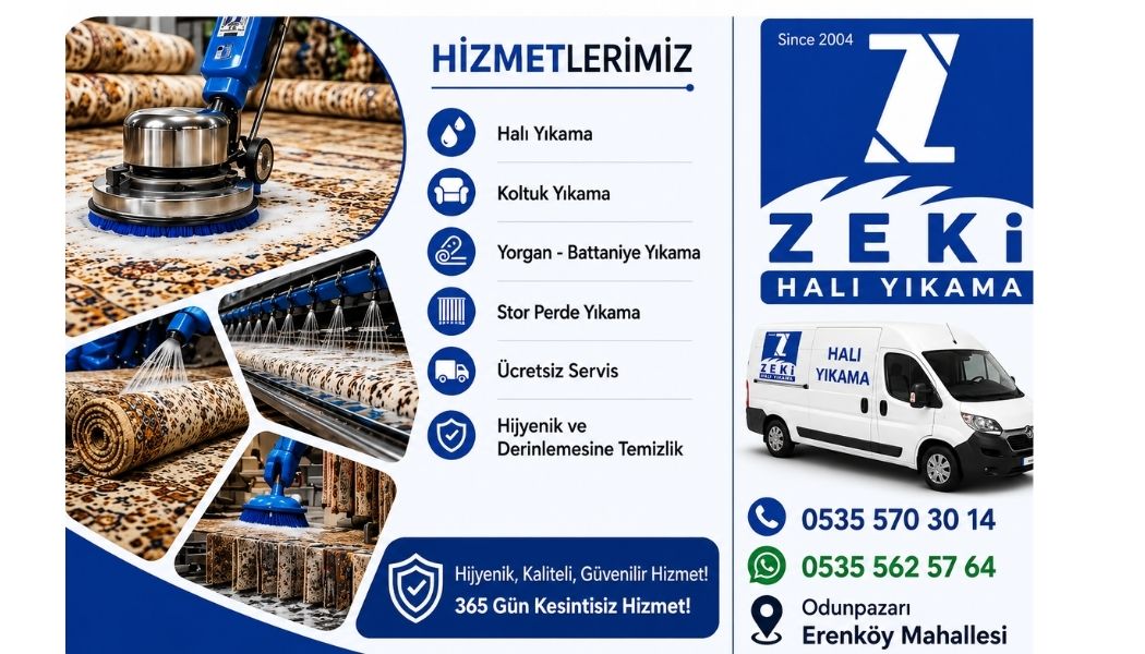 Odunpazarı Erenköy Mahallesi Halı Yıkama Hizmeti