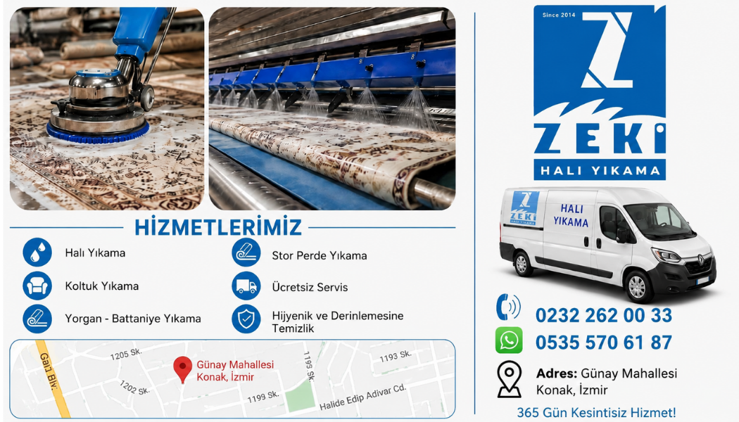 Konak Güney Mahallesi Halı Yıkama Hizmeti