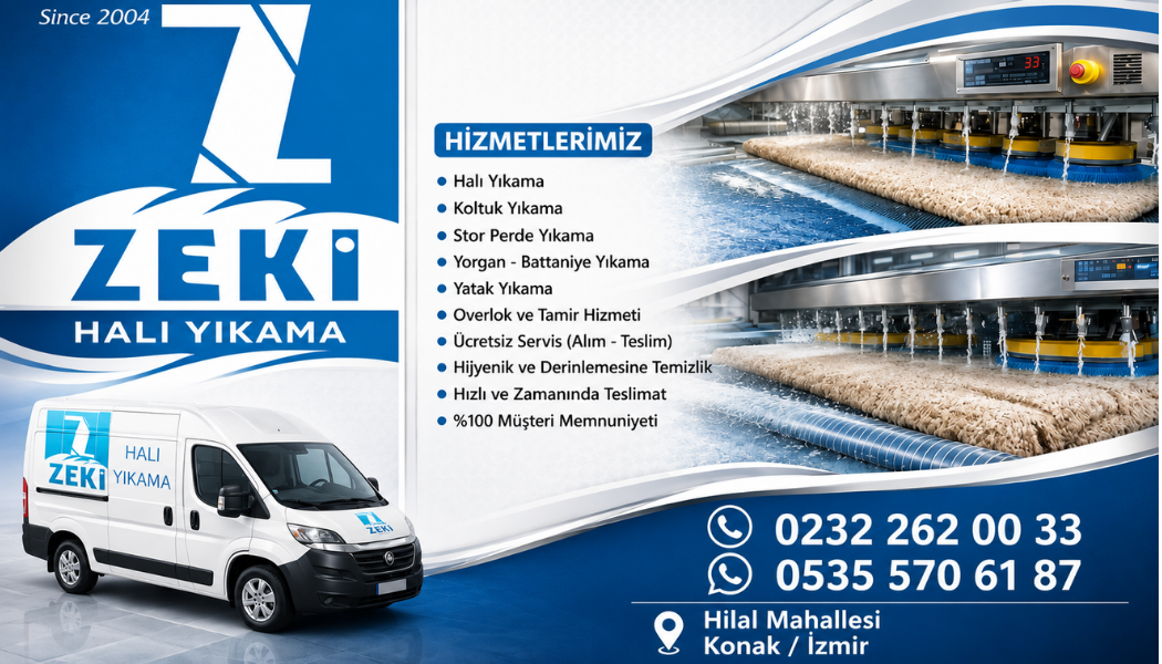 Konak Hilal Mahallesi'nde Profesyonel Halı Yıkama Hizmeti