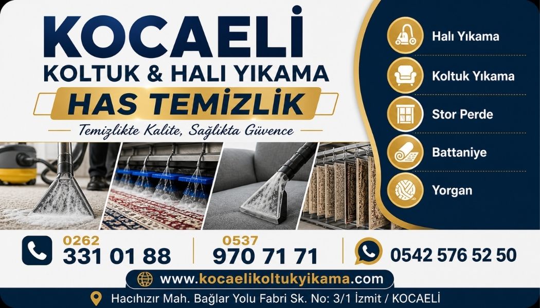 İzmit Kuruçeşme Mahallesi Halı Yıkama
