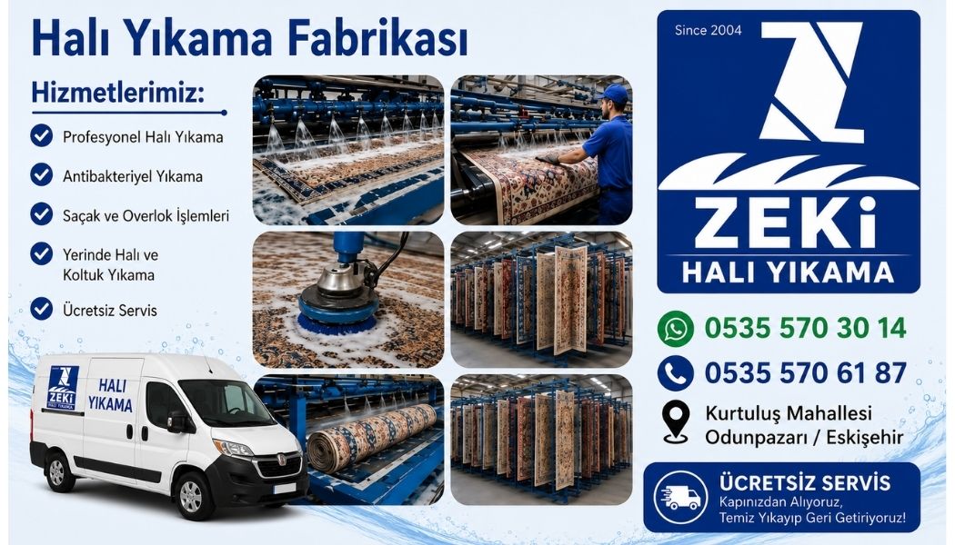 Odunpazarı Kurtuluş Mahallesi Halı Yıkama Hizmeti ile Temiz, Ferah ve Profesyonel Çözümler