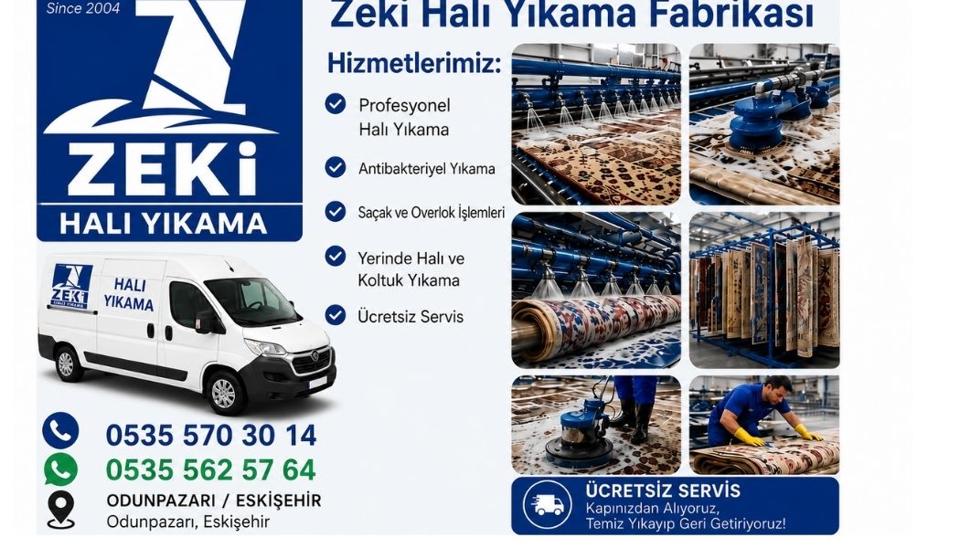 Odunpazarı Halı Yıkama Hizmeti ile Derinlemesine Hijyen ve Profesyonel Temizlik
